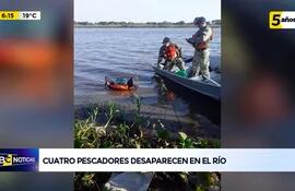 Cuatro pescadores desaparecen en el río