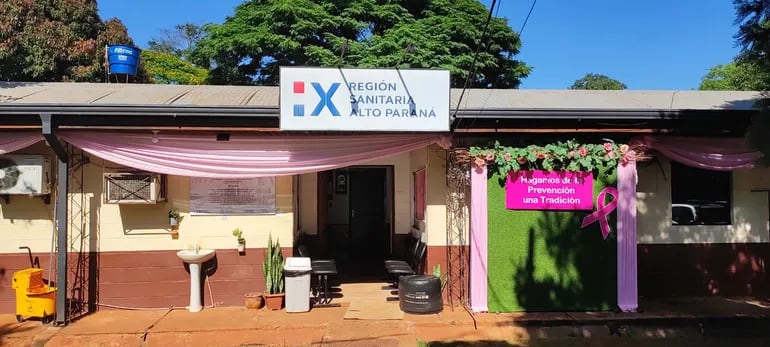 La actual sede de la Décima Región Sanitaria de Alto Paraná.