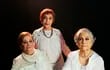 María Elena Sachero, Margarita Irún y Hedy González Frutos protagonizan la obra "Verbo".