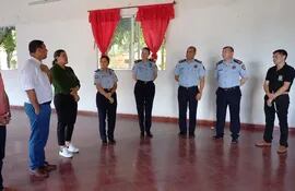 Comitiva de la Isepol, realizan verificación edilicias en San Juan Bautista, para la habilitación del colegio de Policías filial Misiones.