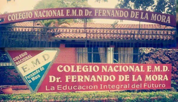 Fachada del Colegio Nacional Fernando de la Mora. Archivo.