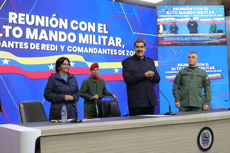 El presidente venezolano Nicolás Maduro en un acto de gobierno, en Caracas (Venezuela).