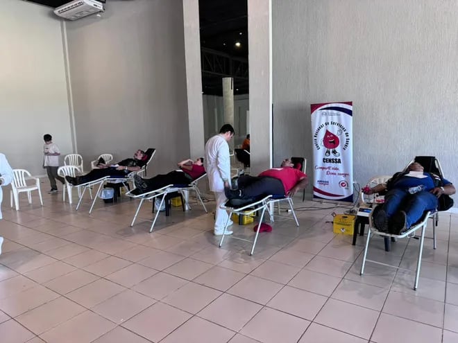 Motociclistas se unieron para hacer una campaña de donación de sangre este sábado, en el local Talleyrand Costanera.
