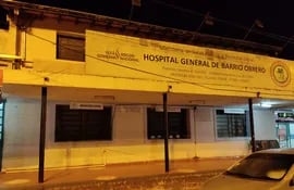 Fachada del Hospital General de Barrio Obrero, donde falleció la víctima.