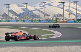 Max Verstappen, durante la primera sesión de entrenamientos del Gran Premio de Qatar.