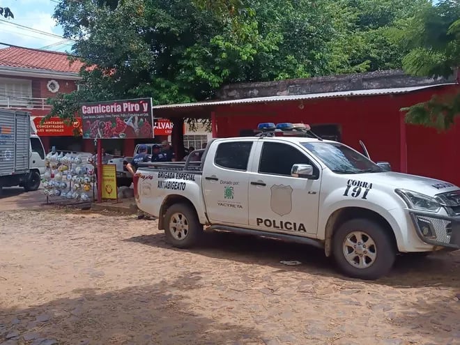 Allanan carnicería de un efectivo policial en Quiindy.