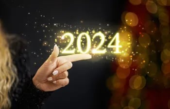 Imagen representativa del nuevo año 2024. Foto:  Serhii Bobyk / Freepik/EFE