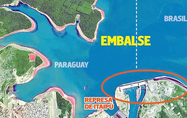 Embalse de Itaipú, el único factor insustituible en un proyecto hidroeléctrico. Pese a que ya transcurrieron 36 años y once meses desde el inicio de la etapa de producción de Itaipú, algunos siguen sosteniendo que nuestro país puso “solo el agua”.