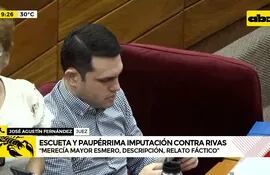 Paupérrima imputación contra Rivas: “fiscal debe corregir y arrimar mayores elementos”
