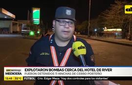 Explotaron bombas cerca del hotel de River