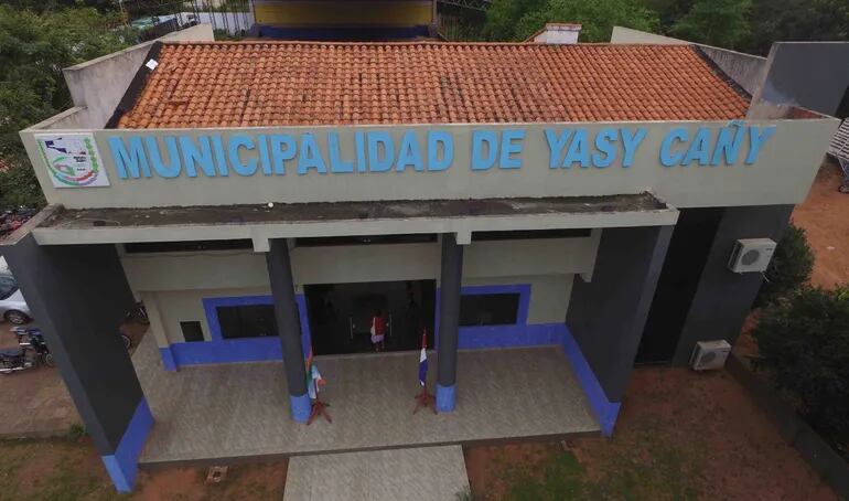 Local municipal de Yasy Cañy cuyo intendente actual es Isaac Fernando Díaz Ruiz Díaz.