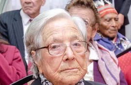 Doña Teotista Salinas falleció a los 93 años.