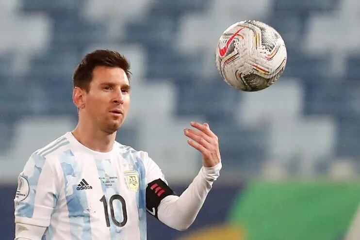 Lionel Messi tiene el récord de partidos (148), de goles (75) y de asistencias (44) en la selección argentina