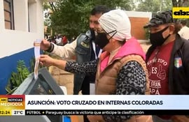Asunción, votos cruzados en internas coloradas