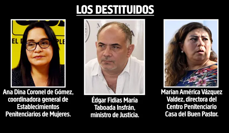 Ana  Dina Coronel, Edgar Taboada y Marian Vázquez.