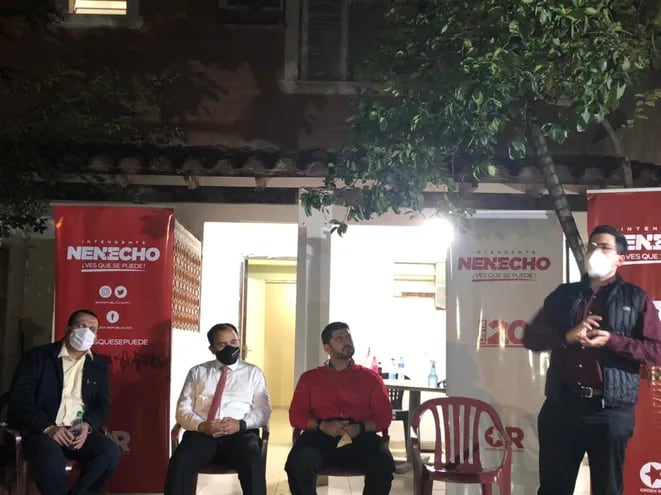 El vicepresidente del JEM, Jorge Bogarín, participó en un acto proselitista junto al intendente de Asunción, Óscar "Nenecho" Rodríguez.