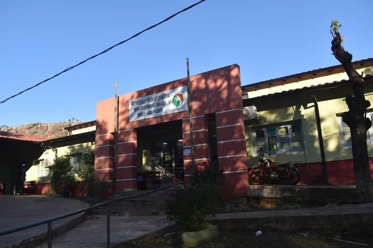 El Centro de Salud de Yaguarón donde fue llevado el niño, pero llegó sin signos de vida.