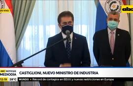 Luis Castiglioni asume como nuevo ministro de Industria