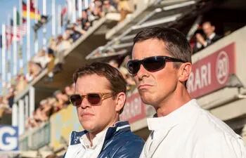 Matt Damon y Christian Bale en "Contra lo imposible".