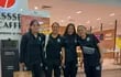 Integrantes del plantel de Olimpia, en la antesala del viaje a Bogotá para la Copa Libertadores Femenina 2023.