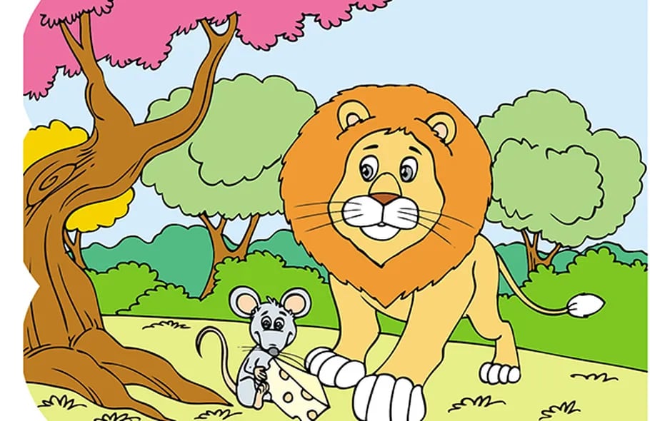 El león y el ratón (fábula sobre el valor) - Escolar - ABC Color