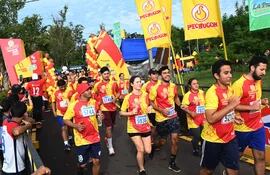 Poco más de 2.500 personas asistieron y disfrutaron en la maratón realizada en Parque Guasu.
