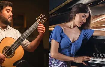 Javier Acosta Giangreco y Chiara D'Odorico compartirán el concierto "Contrapunto paraguayo".