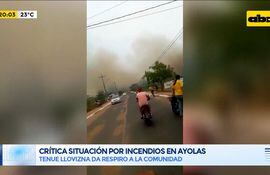 Crítica situación por incendios en Ayolas