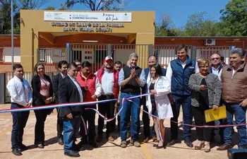 Este jueves 15 se inauguraron 10 Unidades de Salud de la Familia en Santa María-Conavi de la ciudad de Encarnación (Itapúa).