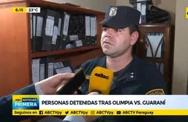 Guaraní – Olimpia: Arrestan a cuatro y demoran a ocho en operativo policial
