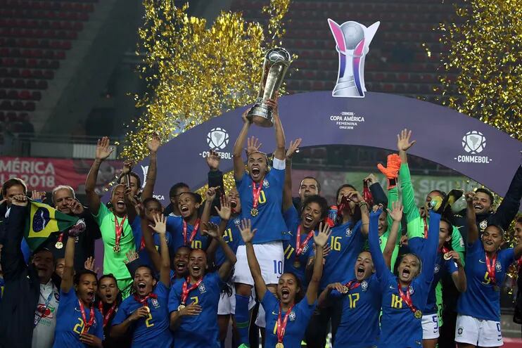 Brasil se coronó como la mejor selección en la última edición realizada en Chile, en 2018.