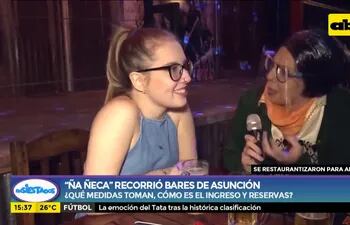 "Ña Ñeca" recorrió los bares de Asunción
