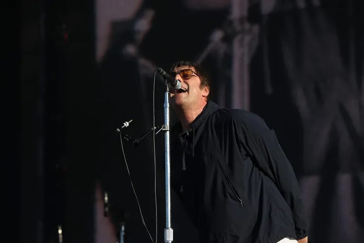 MADRID, 08/07/2023.- El cantante británico Liam Gallagher ofrece un concierto durante la tercera jornada del festival musical Mad Cool en Madrid, este sábado. EFE/ Kiko Huesca.