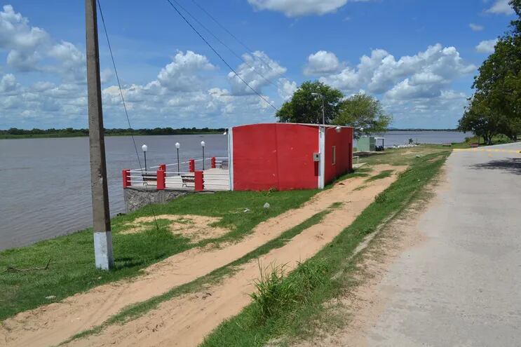 Vista de la comunidad de Carmelo Peralta en el Alto Paraguay, donde residia el abuelito