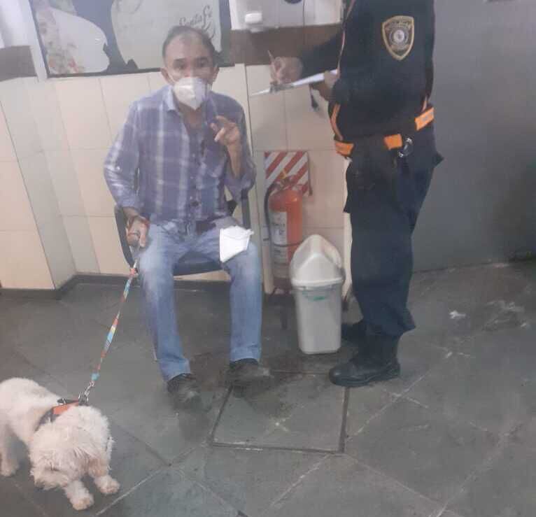 Concepción Reymon Díaz Vielman (67), cliente que estaba dentro del sitio.