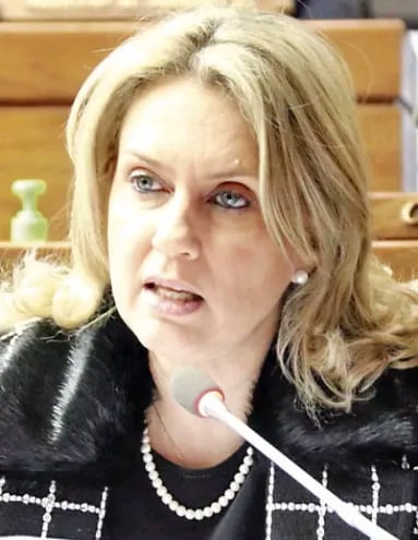 Rocío Vallejo (PPQ), candidata de la multibancada opositora a la vicepresidencia de la Cámara de Diputados.