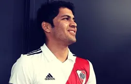 Robert Rojas, jugador de River Plate.