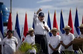 El presidente de Nicaragua, Daniel Ortega. Fue acusado de dictador por su mismo embajador ante la OEA.