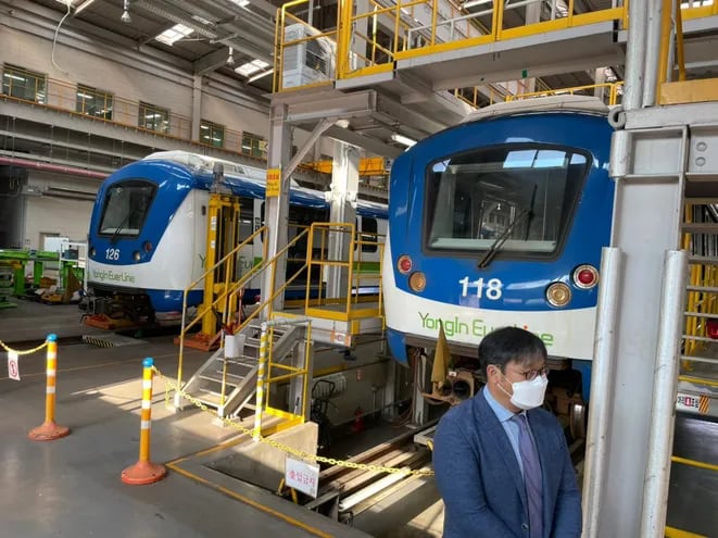 Sistema de trenes de Corea del Sur, que firmó un convenio para el financiamiento del tren de cercanías en Paraguay.