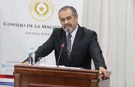 Abg. Pablo Bareiro Portillo, candidato a defensor general que quedó eliminado del proceso.
