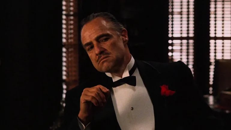 Marlon Brando, como Vito Corleone. Matteo Messina Denaro tenía un gran póster suyo en su casa.
