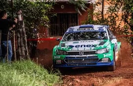 Augusto Bestard es actualmente el líder del Petrobras Campeonato Nacional de Rally, cumplidas las fechas de San Pedro y el Trans-Itapúa.