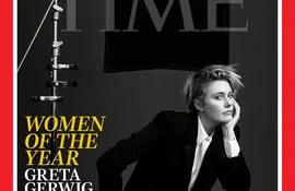 Greta Gerwig en la portada de la revista Time.