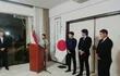 Los becarios 2024 de la Embajada de Japón, durante una reunión en la sede diplomática en Asunción.
