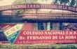 Fachada del Colegio Nacional Fernando de la Mora. Archivo.