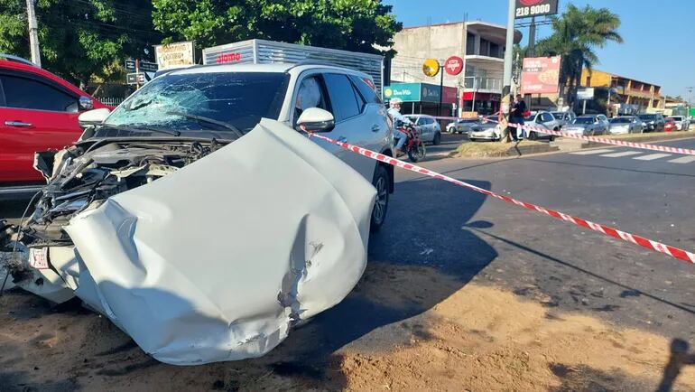 Una imprudencia ocasionó un accidente fatal en el centro de la ciudad de Luque.