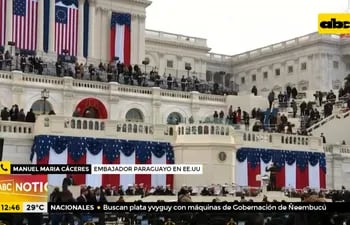 Embajador paraguayo, presente en asunción de Joe Biden