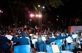 La Orquesta Sinfónica de la Ciudad de Asunción.