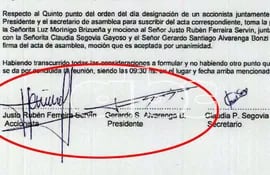 En el documentos se observa como claramente Ferreira y Alvarenga Bonzi son parte de la misma empresa, algo que intentan negar.