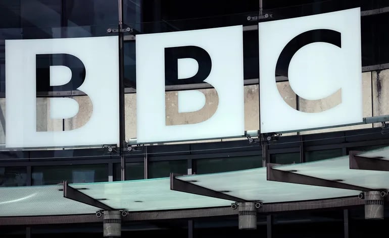 Sede central de la British Broadcasting Corporation (BBC) en Londres, Reino Unido.